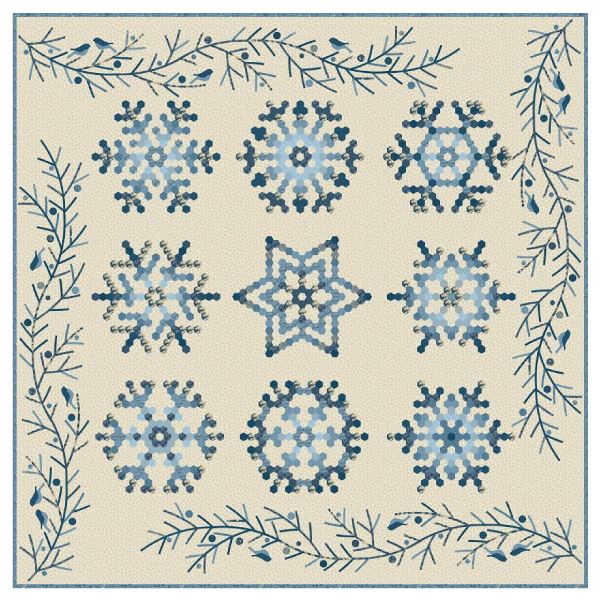 Snowflake From Laundry Basket Quilts by Edyta Sitar - PAPER/PRINTED