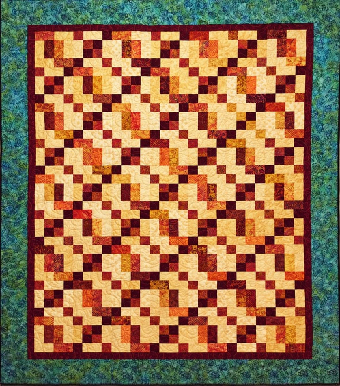 Home Town Digital Quilt Pattern From Pleasant Valley Creations By Diana Beaubien - FREE DIGITAL DOWNLOAD
