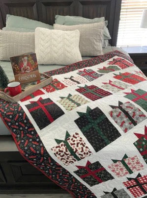 Christmas Present Quilt Pattern by Lindsey Weight of Primrose Cottage Quilts - PAPER/PRINTED