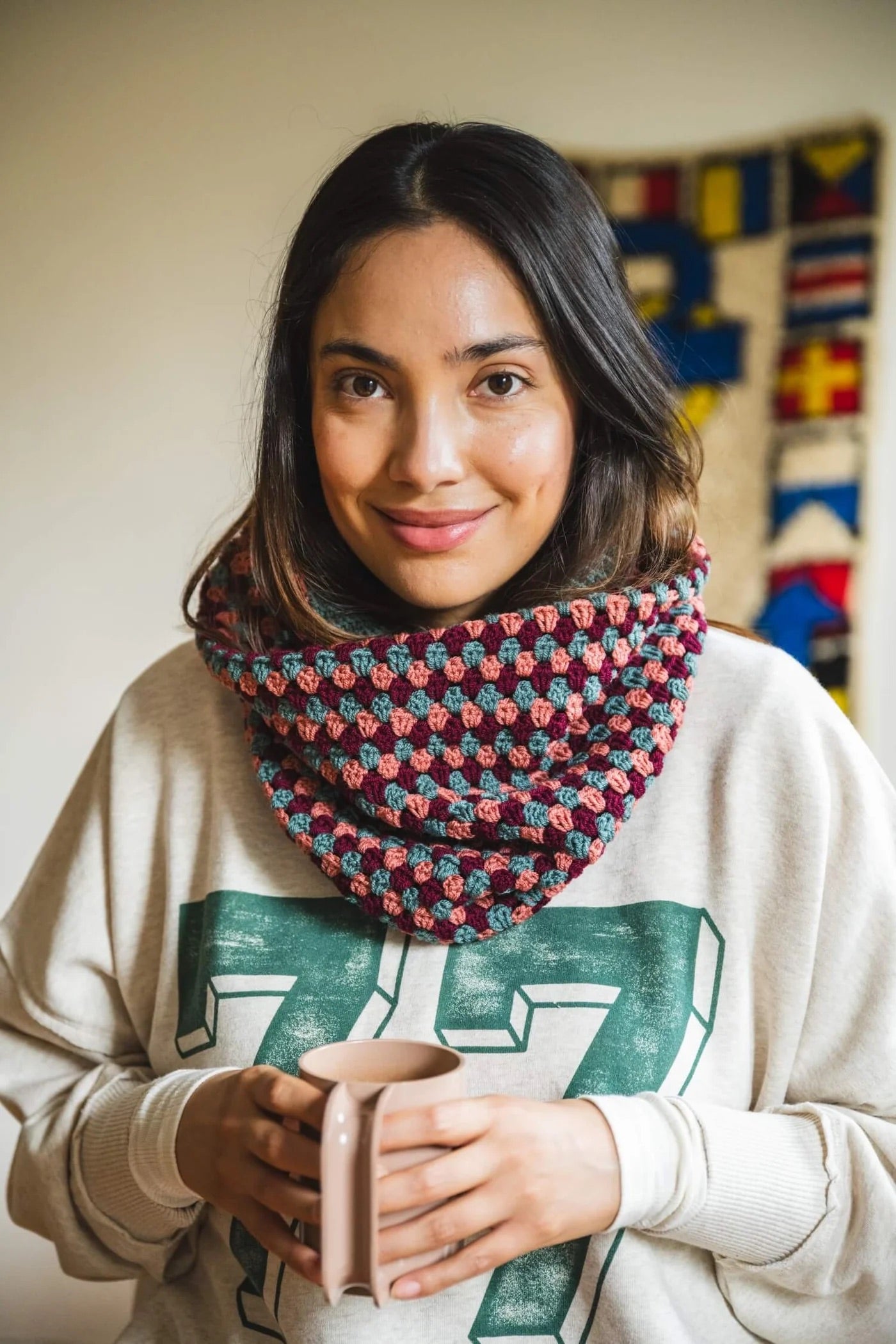 Sydney Granny Cowl (Crochet) From Lion Brand Yarn - FREE DIGITAL
