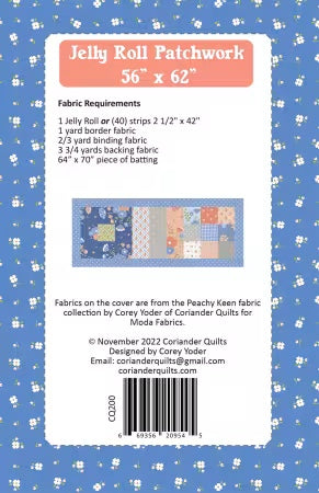 #200 Jelly Roll Patchwork from Coriander Quilts by Corey Yoder - PAPER/PRINTED