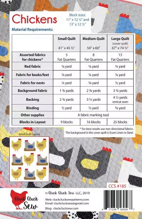 Chickens From Cluck Cluck Sew by Allison Harris - PAPER/PRINTED