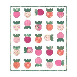 Strawberry Fields Modern Quilt Pattern by Citrus and Mint Designs - PAPER/PRINTED