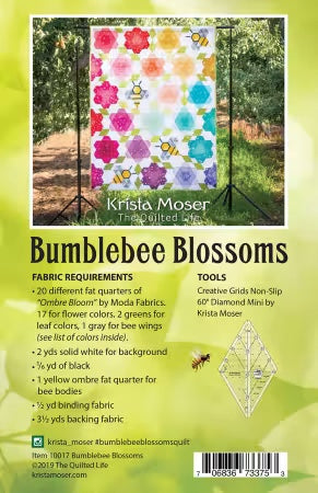 Bumblebee Blossoms from The Quilted Life by Krista Moser - PAPER/PRINTED
