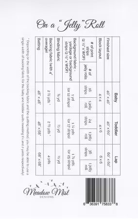 On a "Jelly" Roll From A Meadow Mist Designs by Cheryl Brickey - PAPER/PRINTED