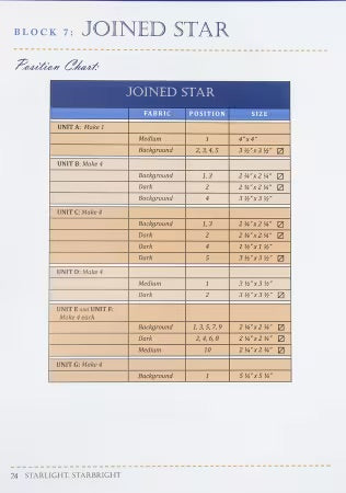 Starlight Starbright From CM Designs By Carolyn Cullinan McCormick - BOOK - PAPER/PRINTED