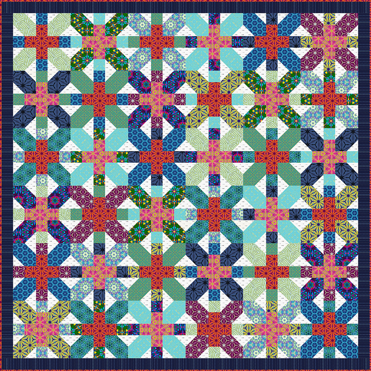 Crosshatch Quilt From Free Spirit By Billy Reue - FREE DIGITAL