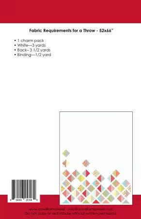 Spellbound From On Williams Street - A Beginner Pieced Pattern - PAPER/PRINTED