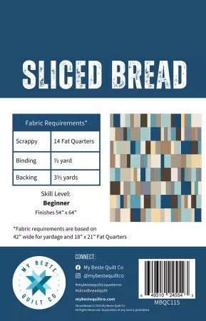 Sliced Bread From My Beste Quilt Co By Renee Den Beste - PAPER/PRINTED
