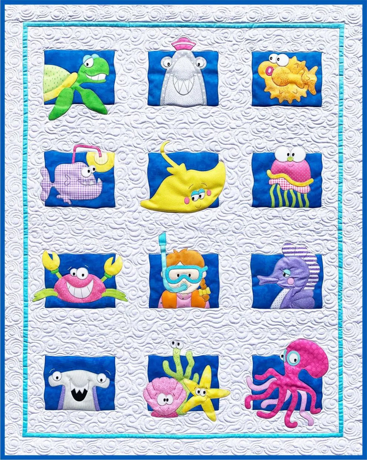 Ocean Quilt Pattern From Amy Bradley Designs By Amy Bradley - PAPER/PRINTED