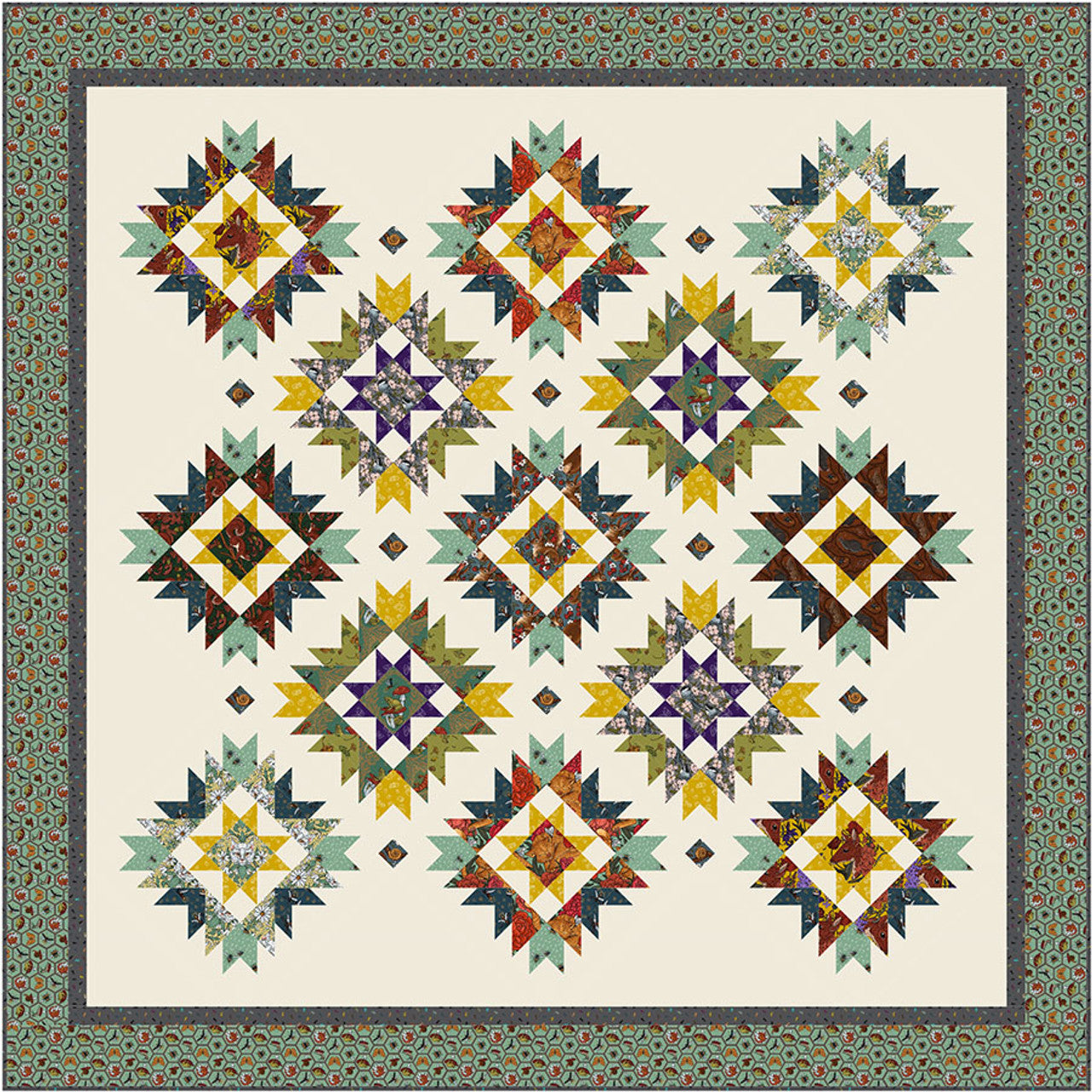 Countryside Day Quilt From Free Spirit By Club Hauer - FREE DIGITAL