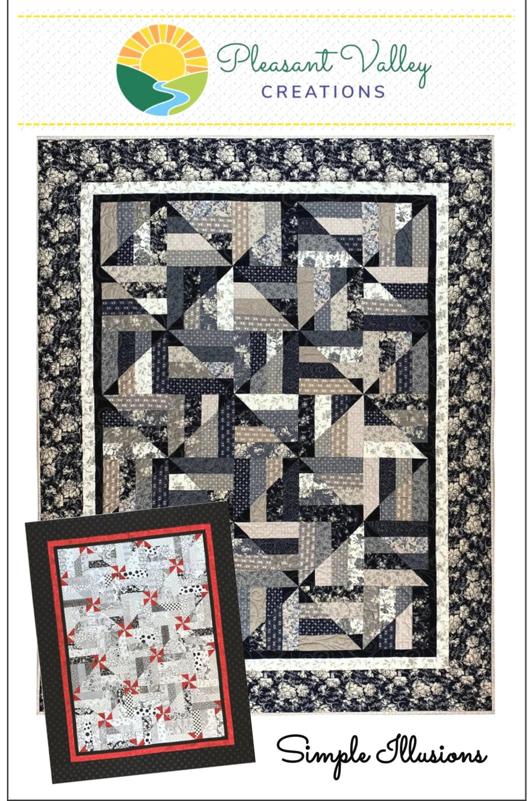 #455 Simple Illusions From Pleasant Valley Creations By Diana Beaubien - PAPER/PRINTED