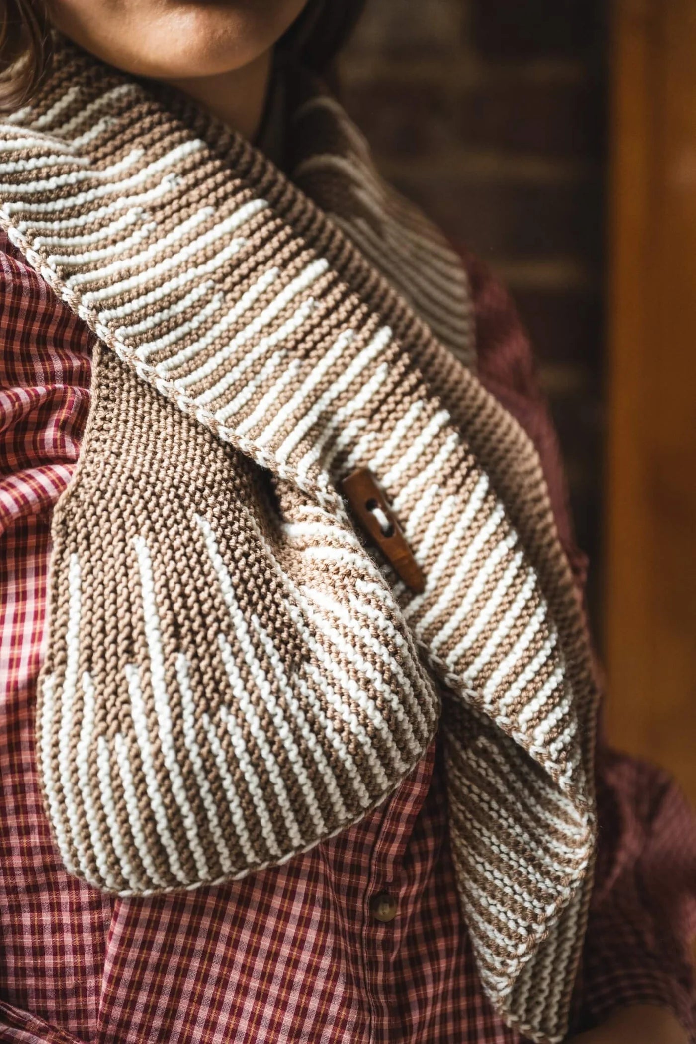 Short Row Scarf (Knit) From Lion Brand Yarn. - FREE DIGITAL