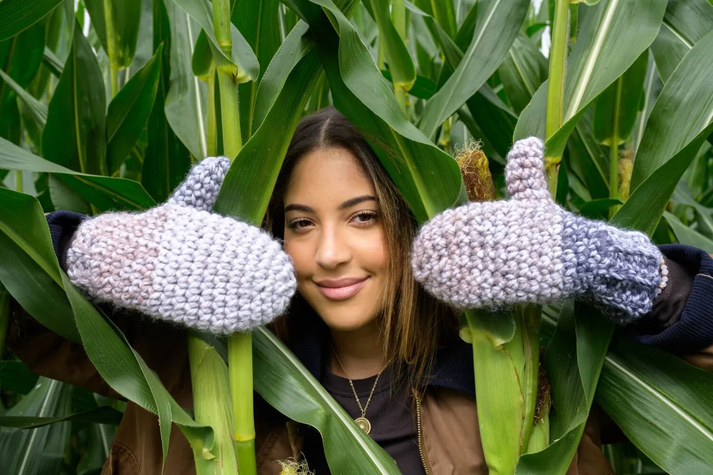 Ludlow Mittens (Crochet) From Lion Brand Yarn - FREE DIGITAL