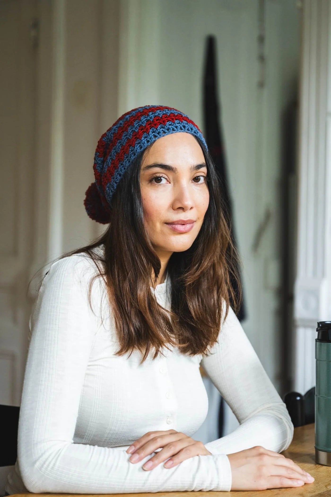 V-Stitch Hat (Crochet) From Lion Brand Yarn - FREE DIGITAL