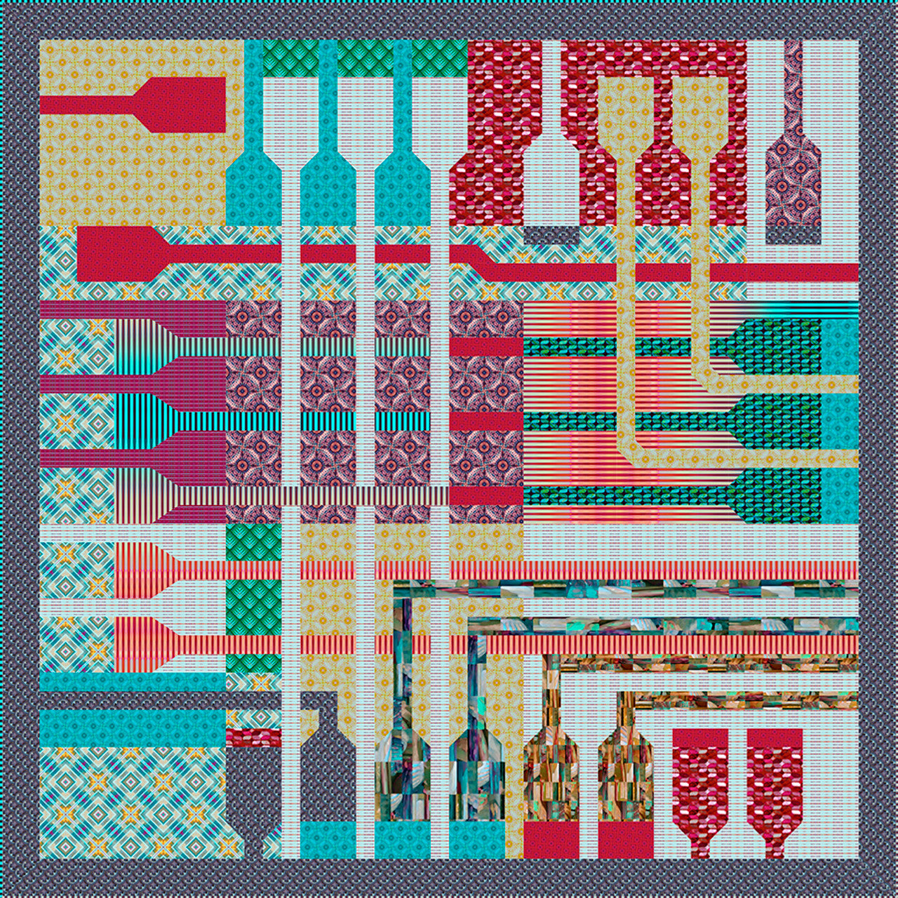Microchip Quilt From Free Spirit By Billy Reue - FREE DIGITAL