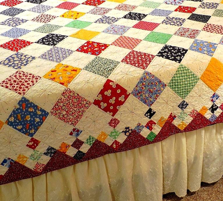 #415 Diamond Patch Pattern From Pleasant Valley Creations By Diana Beaubien - PAPER/PRINTED
