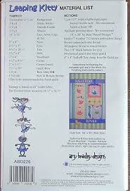 Leaping Kitty (Block Two of Ballerina Kitties) From Amy Bradley Designs - PAPER/PRINTED