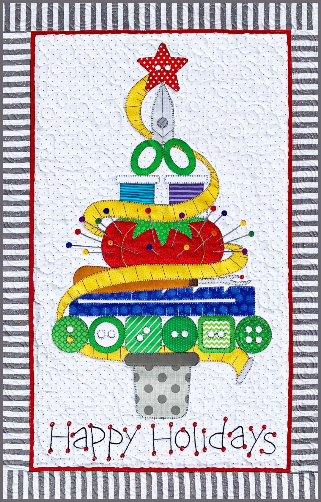 Holidays Sewing Tree Quilt Pattern From Amy Bradley Designs By Amy Bradley - PAPER/PRINTED