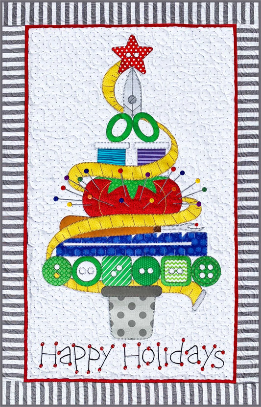 Holidays Sewing Tree Quilt Pattern From Amy Bradley Designs By Amy Bradley - PAPER/PRINTED