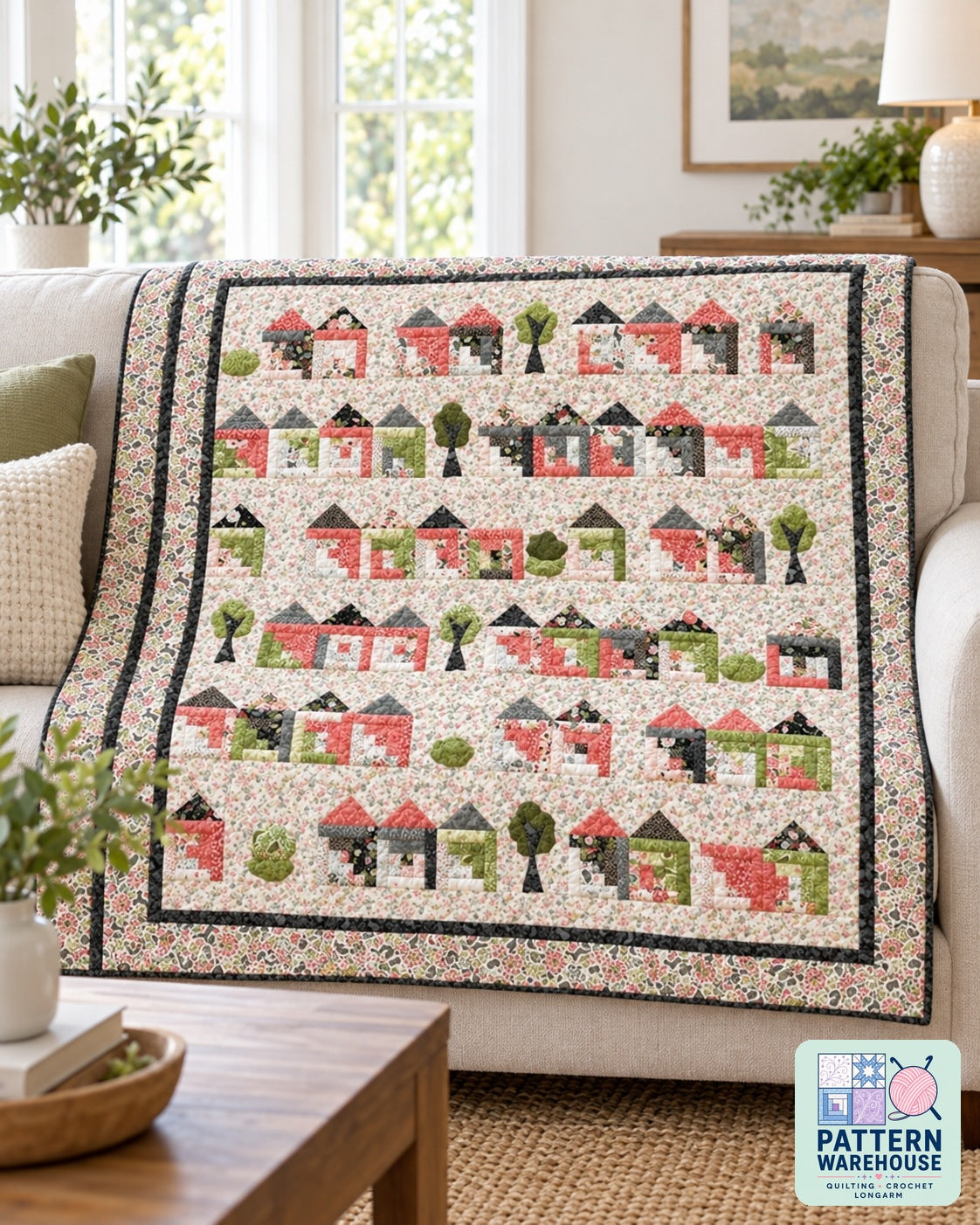 Tiny House Craze Quilt Pattern By Jill Finley From Jillily Studio - PAPER/PRINTED