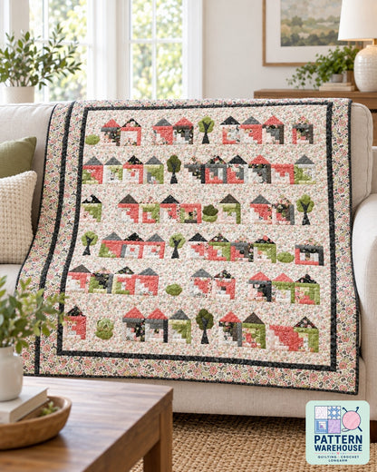 Tiny House Craze Quilt Pattern By Jill Finley From Jillily Studio - PAPER/PRINTED