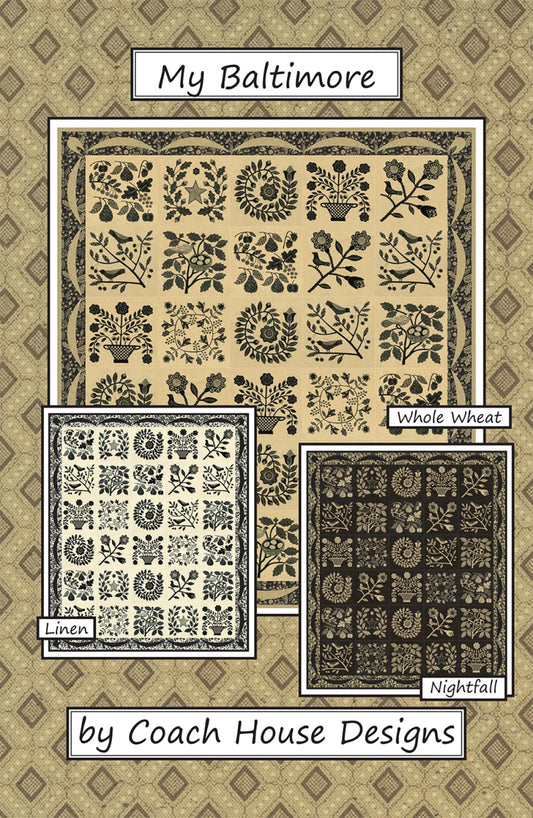 My Baltimore Quilt Pattern By Barbara Cherniwchan From Coach House Designs - PAPER/PRINTED
