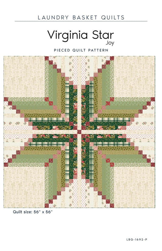 Virginia Star - Joy Quilt Pattern By Edyta Sitar From Laundry Basket Quilts - PAPER/PRINTED