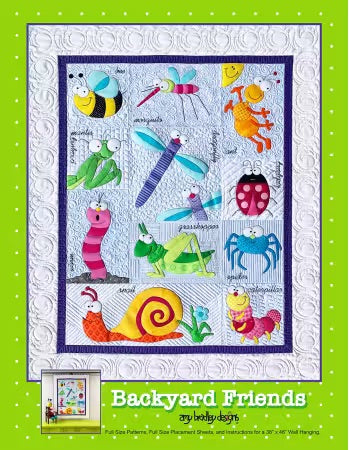 Backyard Friends Quilt Pattern From Amy Bradley Designs By Amy Bradley - PAPER/PRINTED