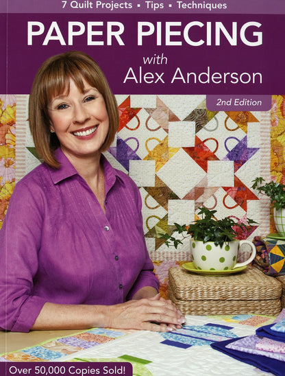 Paper Piecing with Alex Anderson Quilt Book By Alex Anderson From C&T Publishing - PAPER/PRINTED
