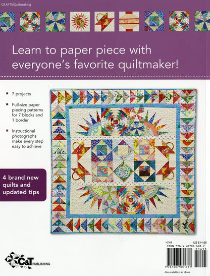 Paper Piecing with Alex Anderson Quilt Book By Alex Anderson From C&T Publishing - PAPER/PRINTED