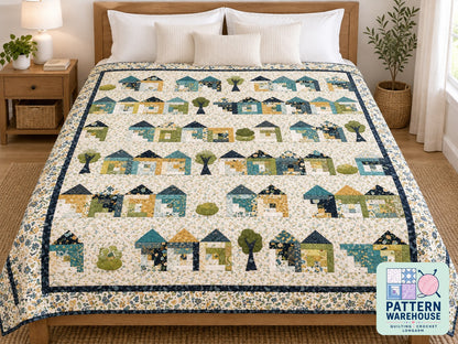 Tiny House Craze Quilt Pattern By Jill Finley From Jillily Studio - PAPER/PRINTED