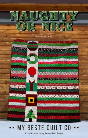 Naughty or Nice From My Beste Quilt Co By Renee Den Beste - PAPER/PRINTED