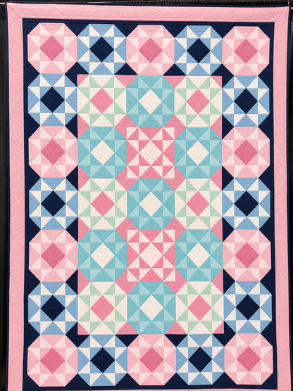 Galaxies Beyond Quilt Quilt Pattern By Jamie Kalvestran From jamie Kalvestran Design LLC - PAPER PRINTED