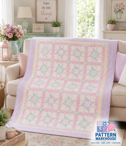 #443 Cuddle with Me Quilt Pattern By Diana Beaubien From Pleasant Valley Creations - DIGITAL