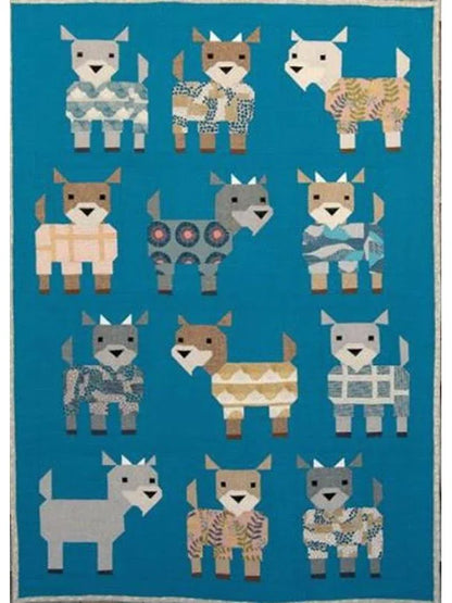 Kidding Around Goats in Pajamas Quilt Pattern From Art East Quilting Co - PAPER/PRINTED
