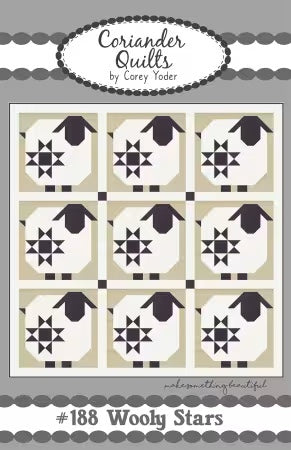 #188 Wooly Stars for Coriander Quilts by Corey Yoder - PAPER/PRINTED
