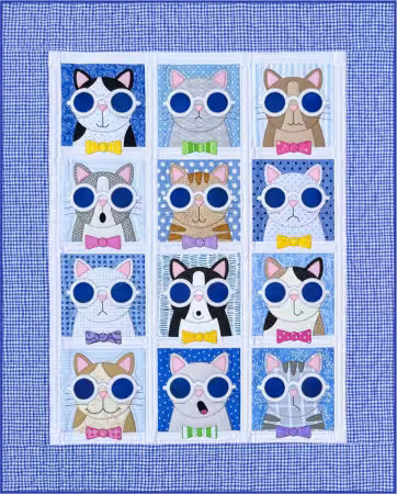Cool Cats Quilt Pattern From Amy Bradley Designs By Amy Bradley - PAPER/PRINTED