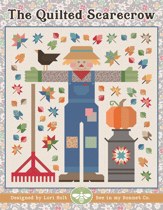 The Quilted Scarecrow Quilt Pattern From It's Sew Emma/Bee in my Bonnet Co. By Lori Holt - PAPER/PRINTED