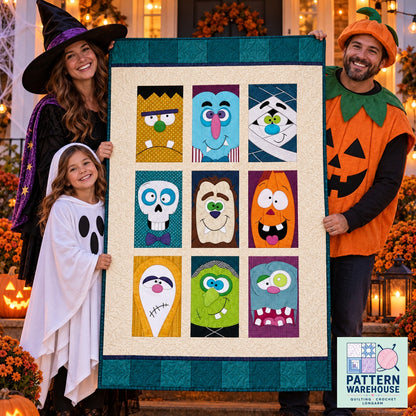 Trick or Treat Quilt Pattern By Amy Bradley From Amy Bradley Designs - PAPER/PRINTED