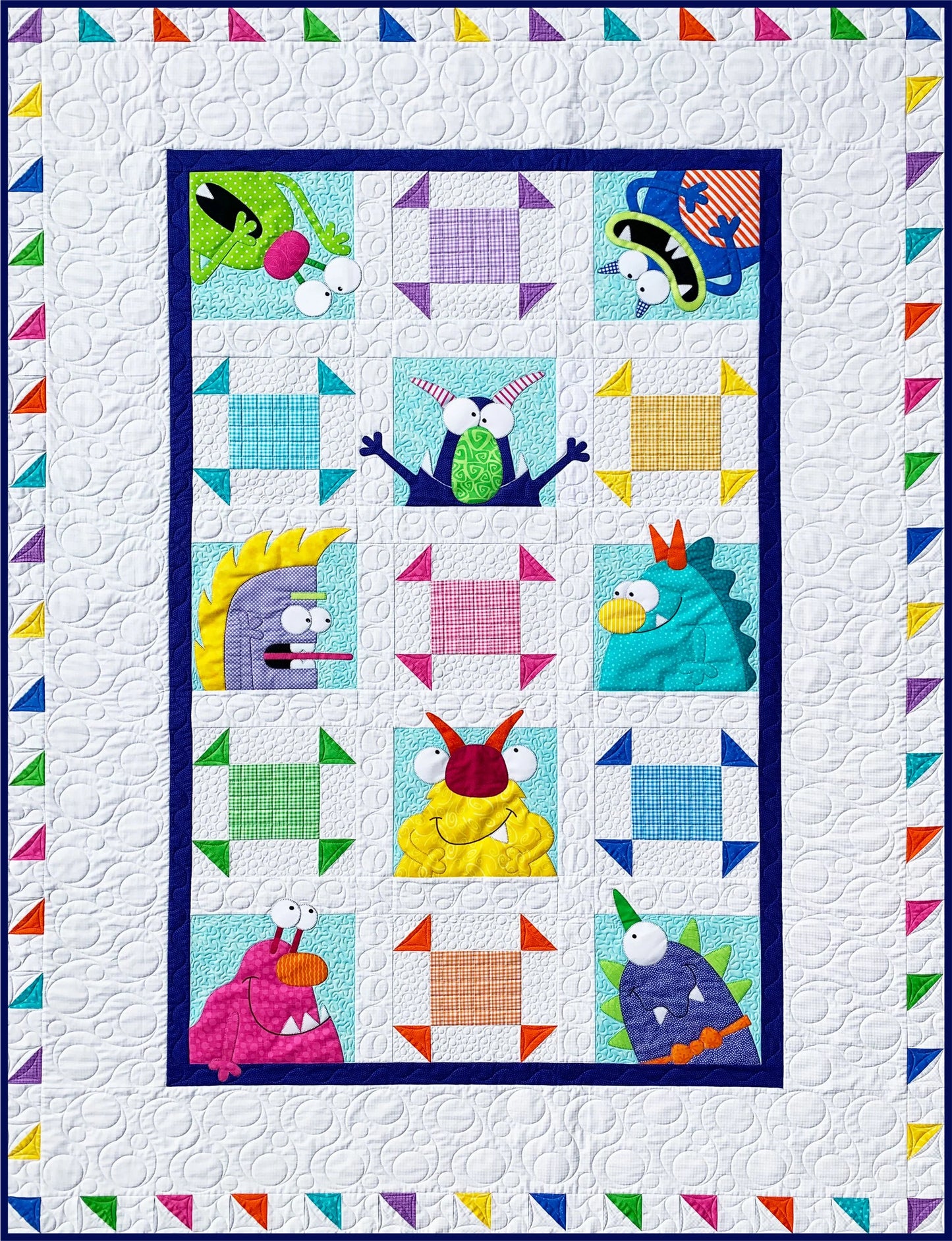 Monsters Quilt Pattern From Amy Bradley Designs By Amy Bradley - PAPER/PRINTED