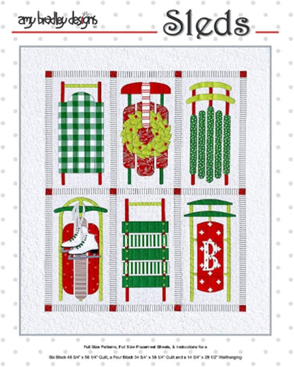 Sleds Quilt Pattern From Amy Bradley Designs By Amy Bradley - PAPER/PRINTED