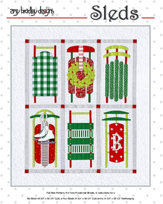 Sleds Quilt Pattern From Amy Bradley Designs By Amy Bradley - PAPER/PRINTED