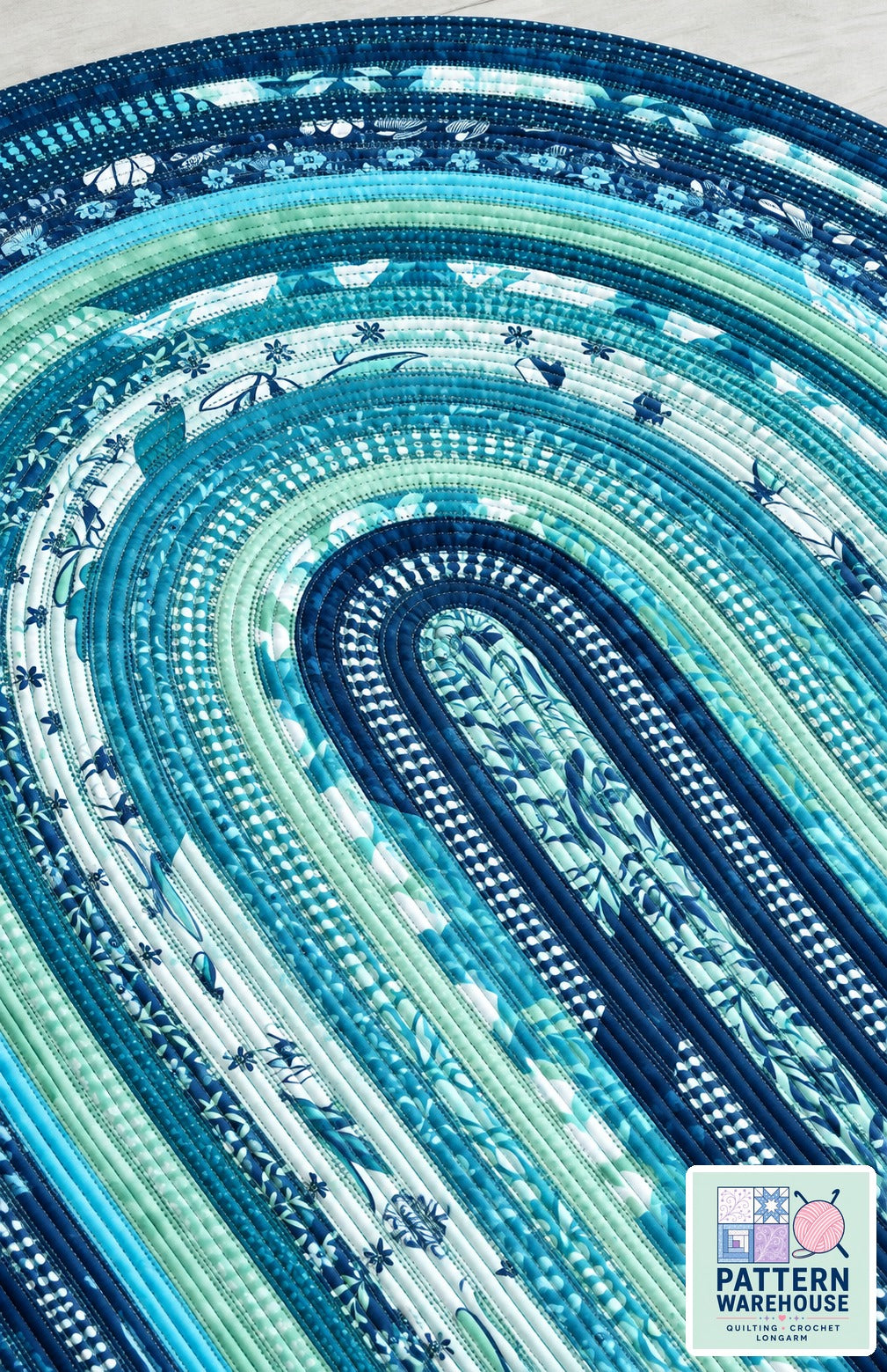 Jelly Roll Rug From RJ Designs By Roma Lambson- PAPER/PRINTED