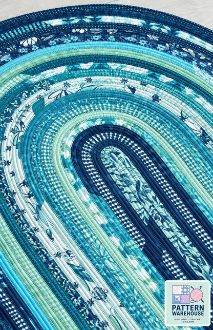 Jelly Roll Rug From RJ Designs By Roma Lambson- PAPER/PRINTED