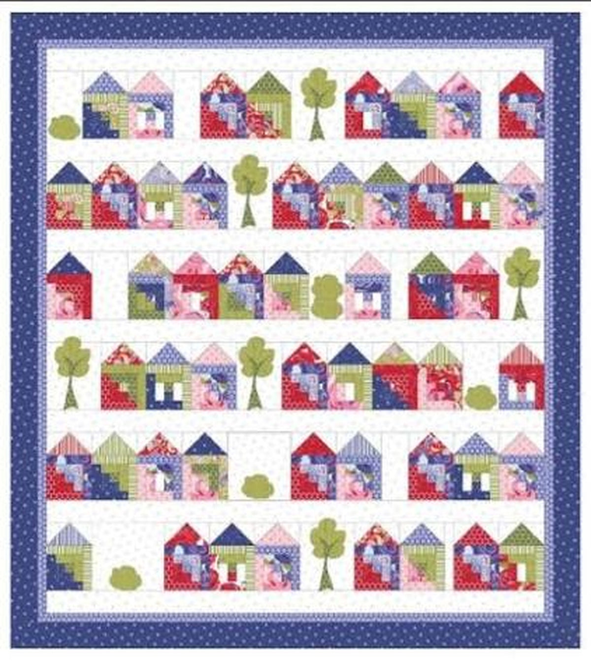 Tiny House Craze Quilt Pattern By Jill Finley From Jillily Studio - PAPER/PRINTED