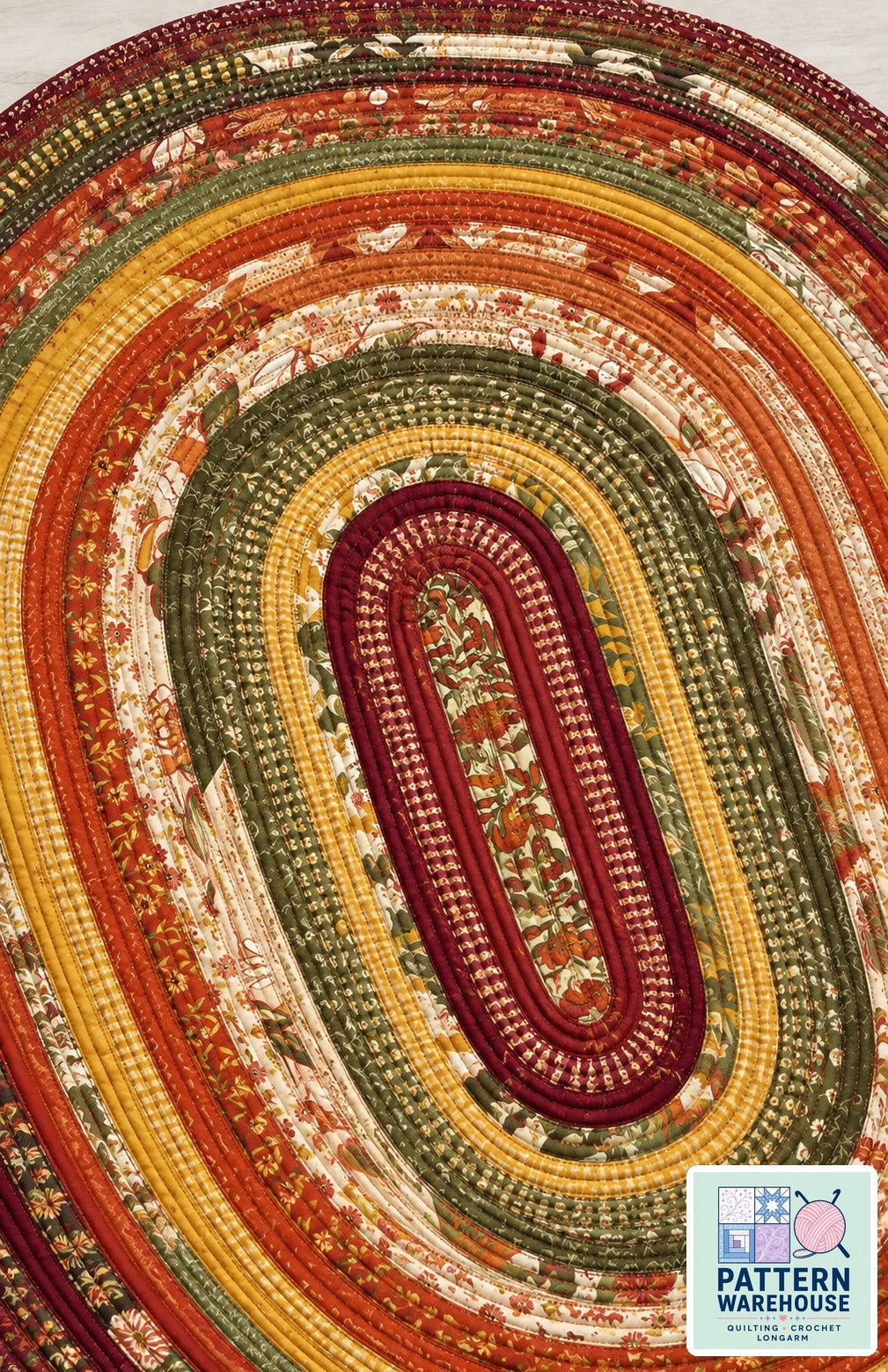 Jelly Roll Rug From RJ Designs By Roma Lambson- PAPER/PRINTED