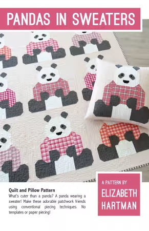 Pandas in Sweaters By Elizabeth Hartman - PAPER/PRINTED