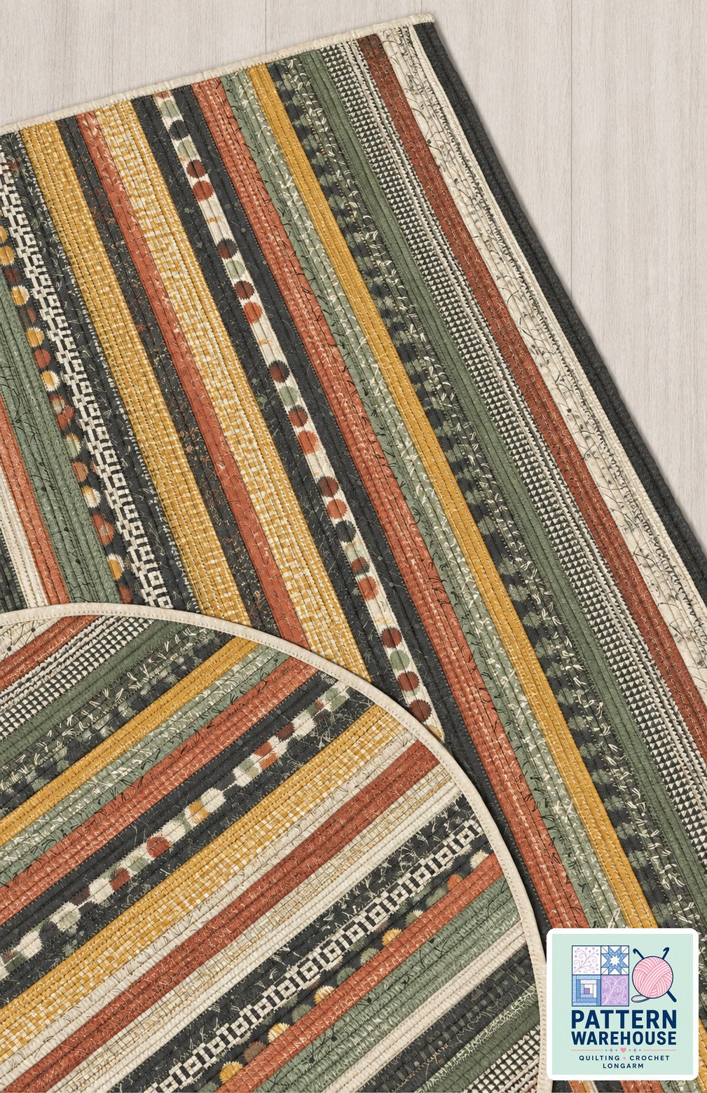 Jelly Roll Rug 2 From RJ Designs by Roma Lambson - PAPER/PRINTED