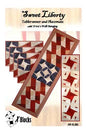 Sweet Liberty Tablerunner & Placemats - From Quilt Queen Designs/Catcus Queen by Patricia Pepe - PAPER/PRINTED
